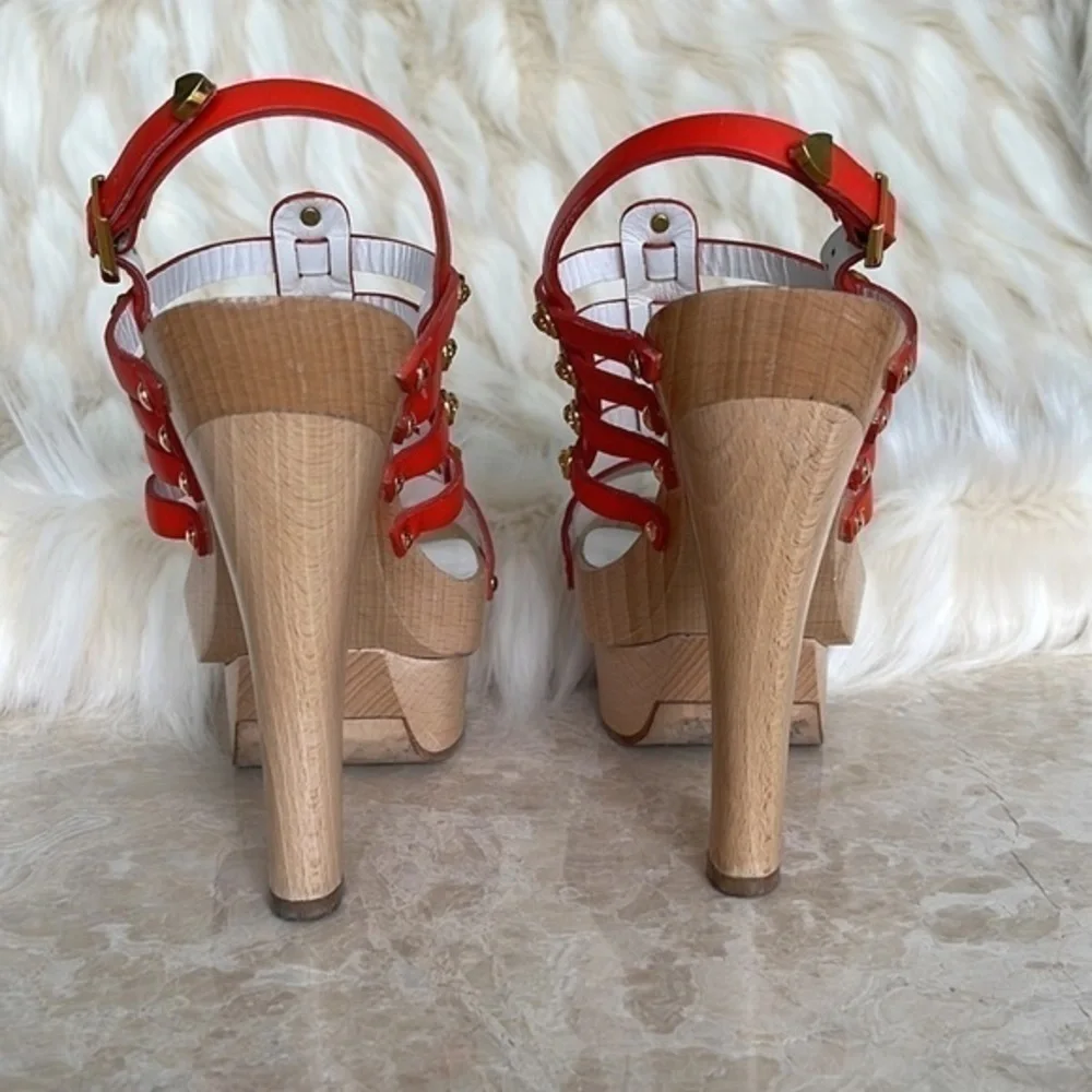 VERSACE‎ leather and wood high authentic​